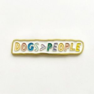 8/$40 Dogs > People Rainbow Letters Enamel Pin